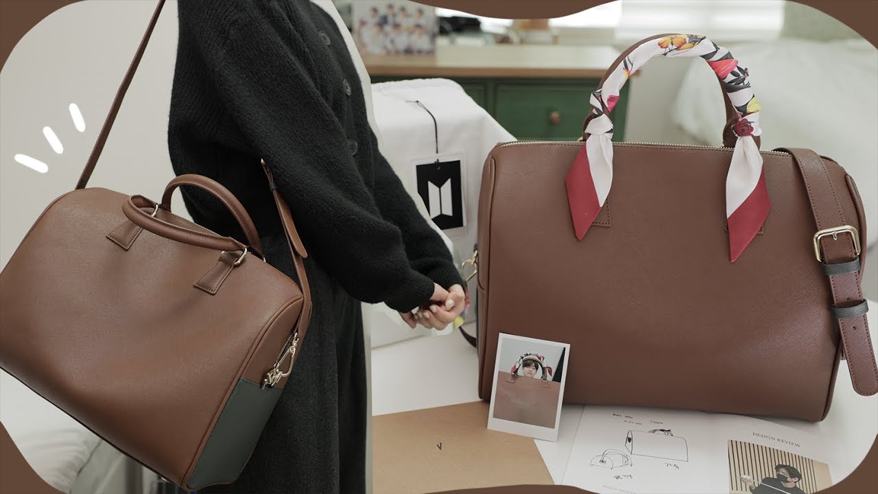 BTS V made a bag! Unboxing MUTE BOSTON BAG / Artist Made