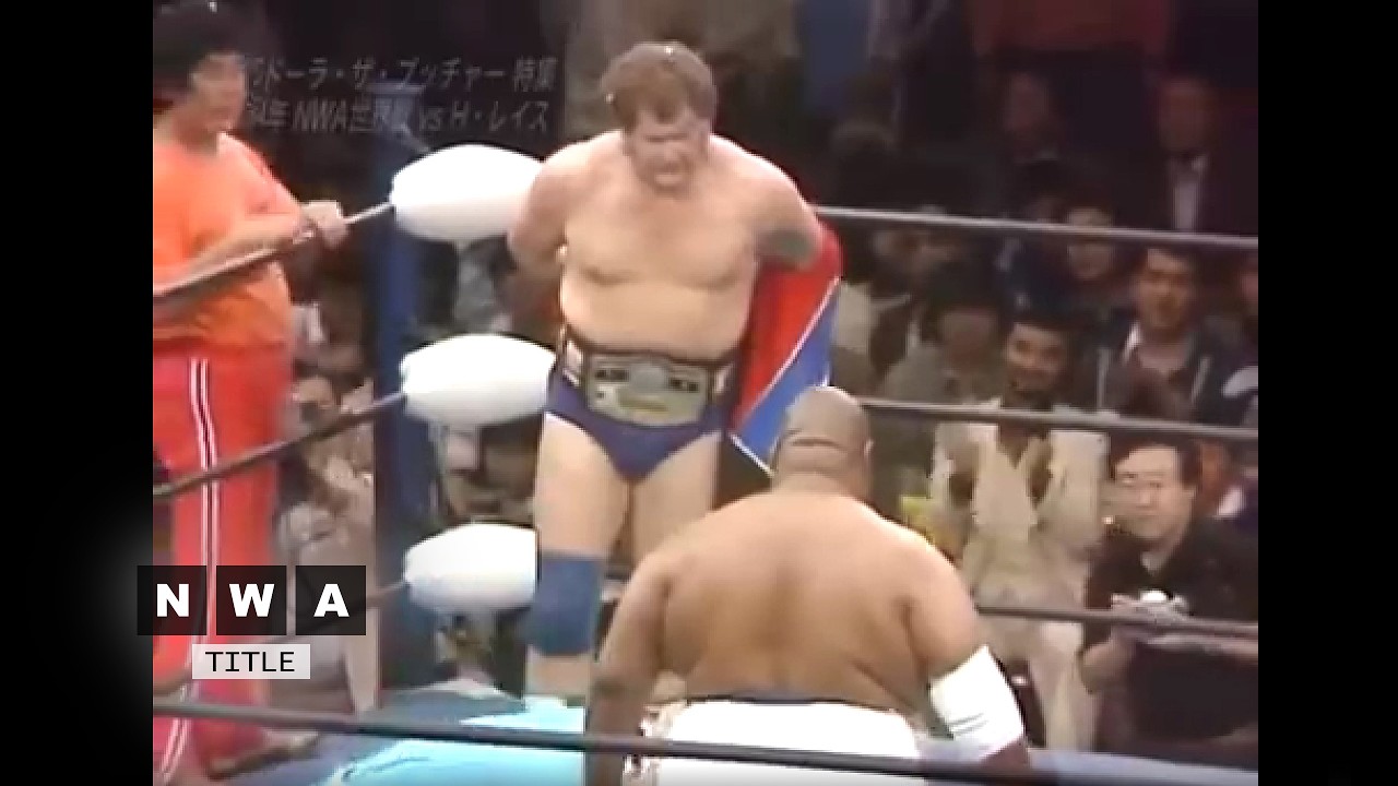 AJPW - Dusty Rhodes vs Harley Race - YouTube