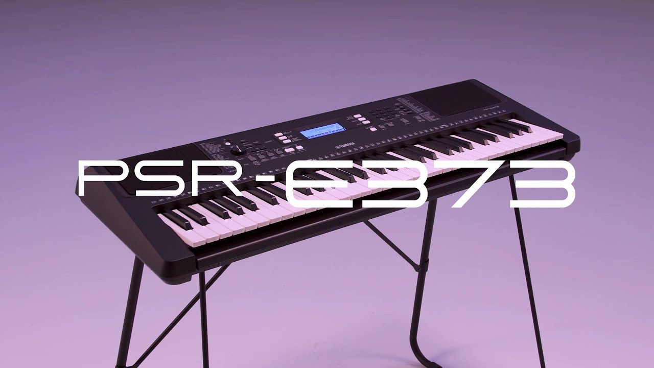 ヤマハ | PSR-E373 - ポータブルキーボード - 音声・動画
