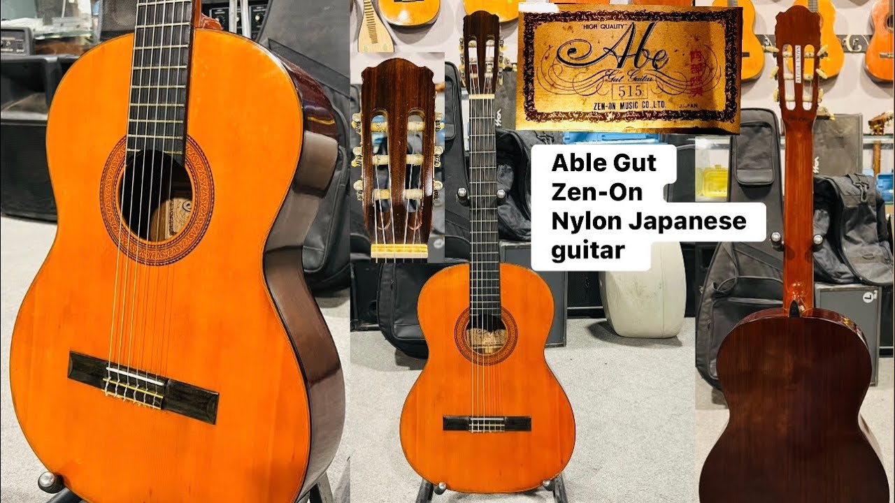 Abe Gut Zen-On Nylon guitar Made in Japan 🇯🇵( Wilson's music