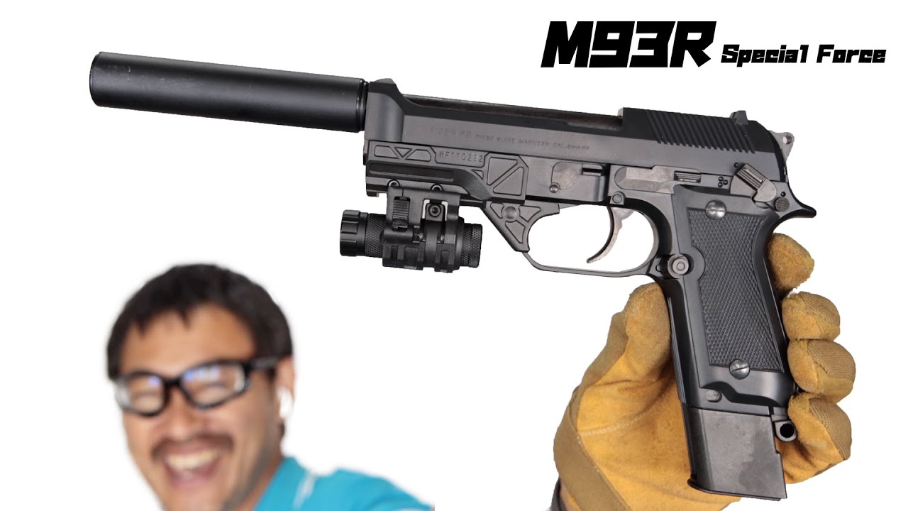 M93R スペシャルフォース マルゼン 固定スライドガスガン サプ付抜群の