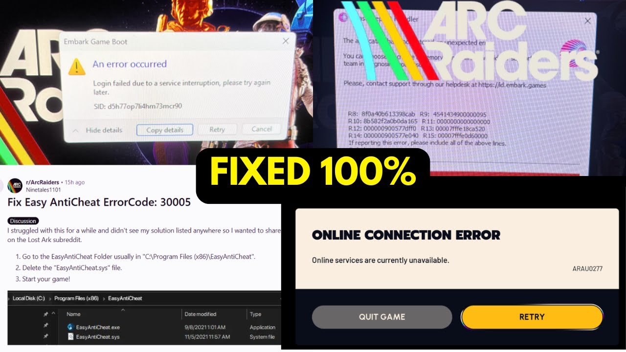 ARC Raiders Error 30005 Fix (New Patch) | Embark Game Mode Error