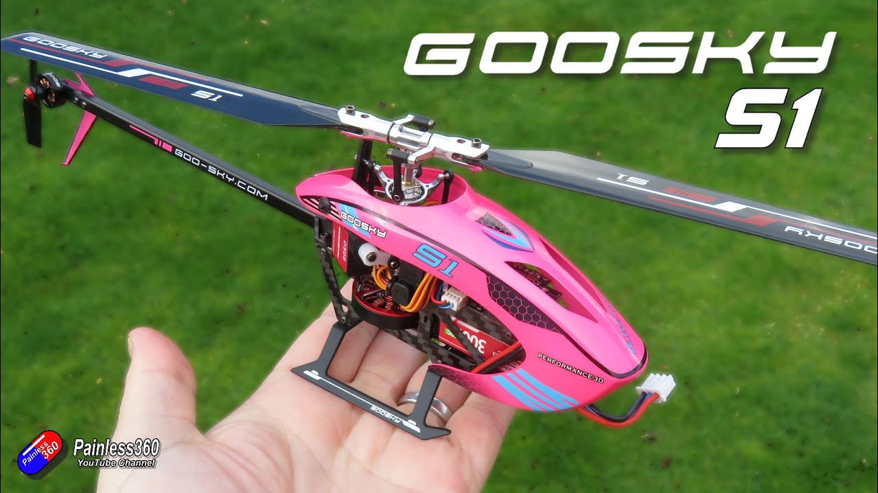 Radio-controlled helicopter: 2023 latest micro helicopter GOOSKY