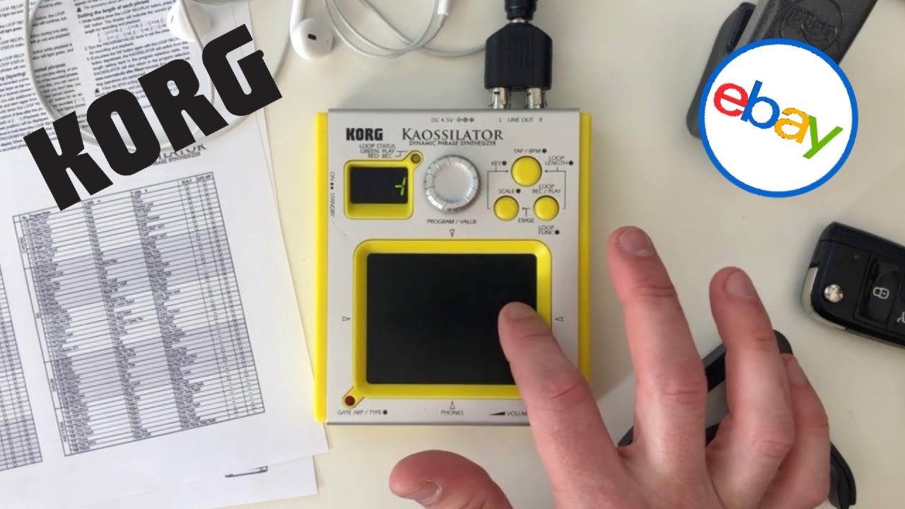コルグ KO-1/Kaossilatorのデモムービーです。 - YouTube