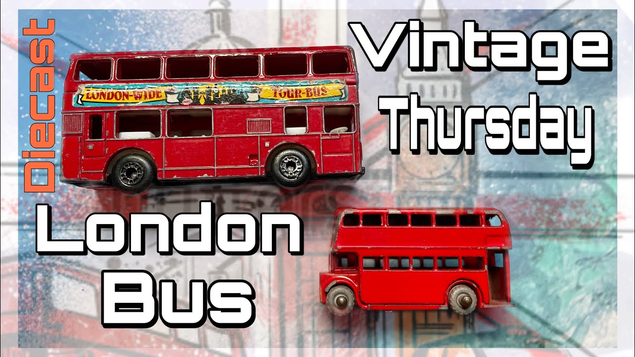 Vintage (Thursday )1950 & 1981 Double Decker London Bus From