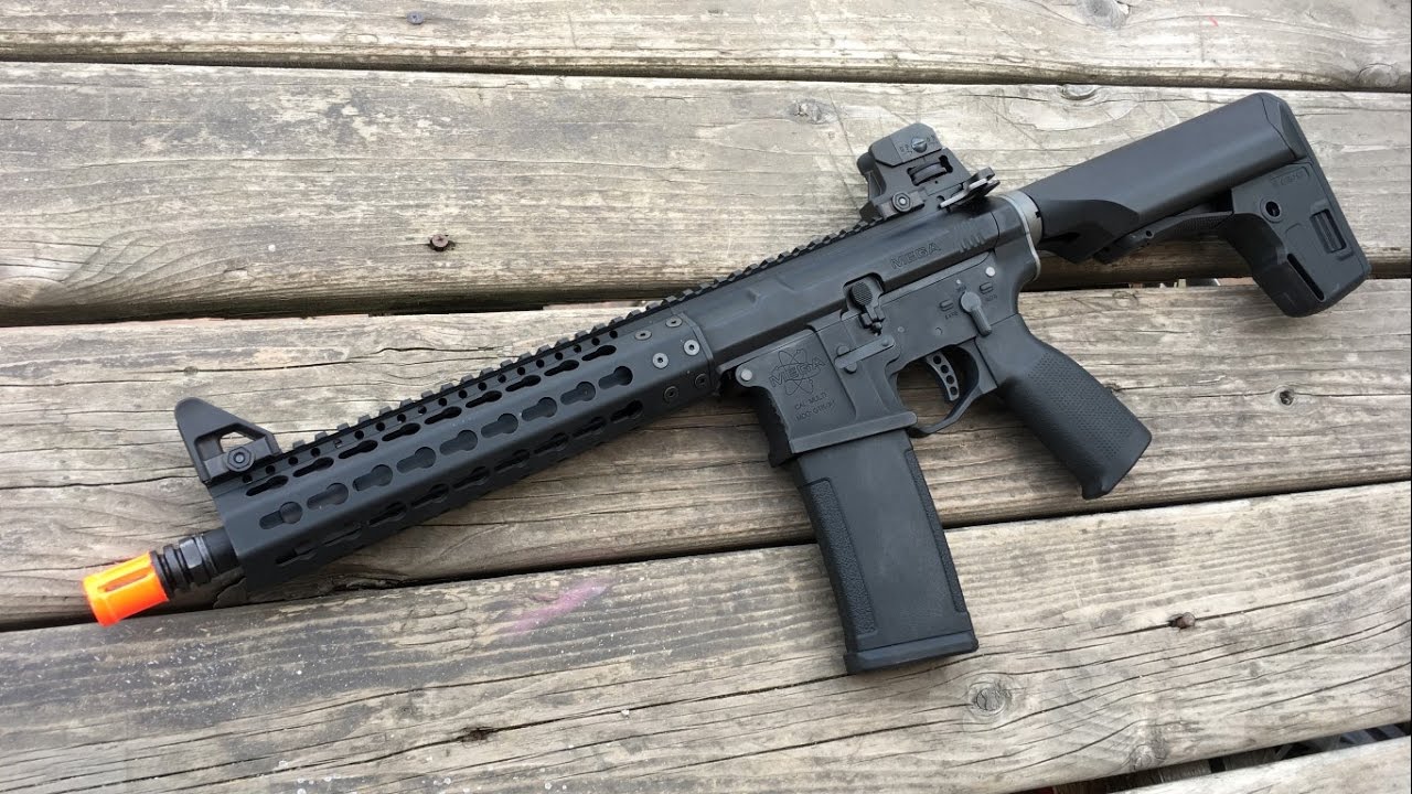 PTS Airsoft Mega Arms MKM CQB GBBR - YouTube