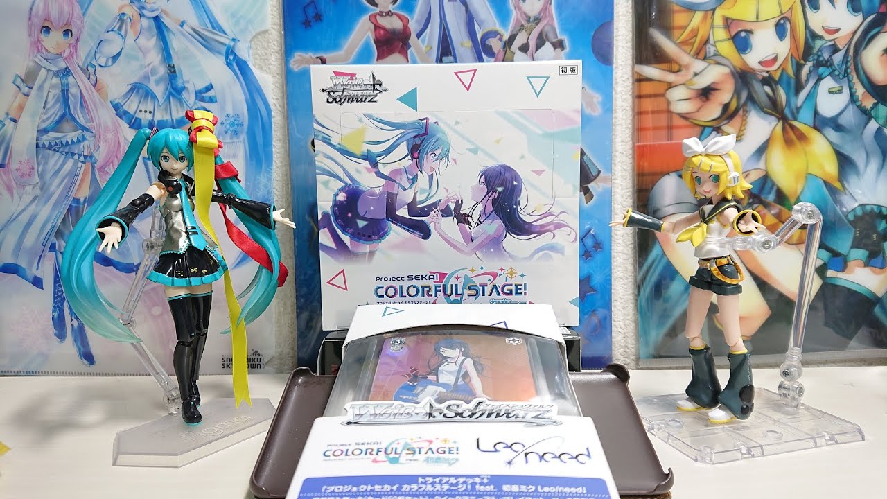 ヴァイスシュヴァルツ×プロセカ、1ボックス＋トライアルデッキ、開封