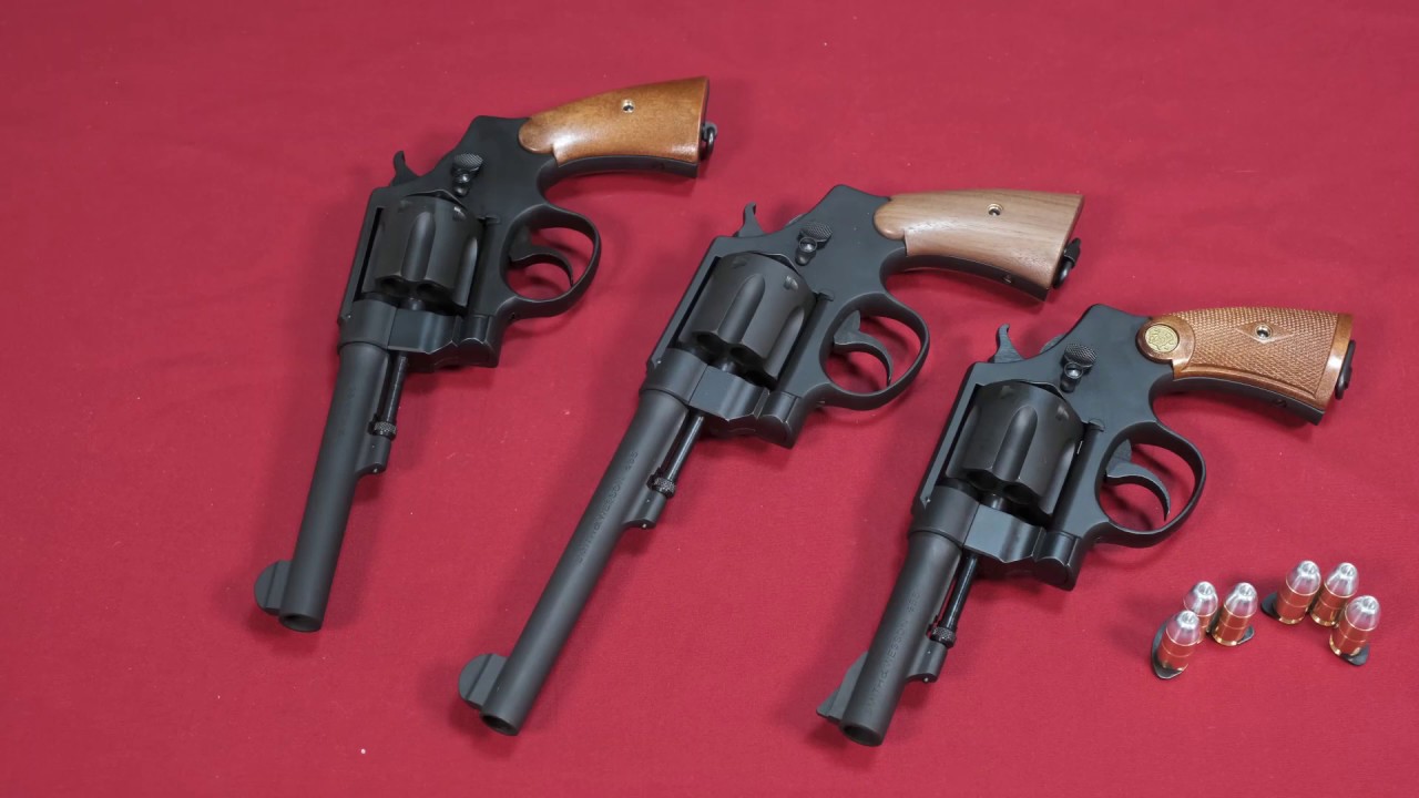 タナカ M1917 モデルガン HW 3挺まとめて - YouTube