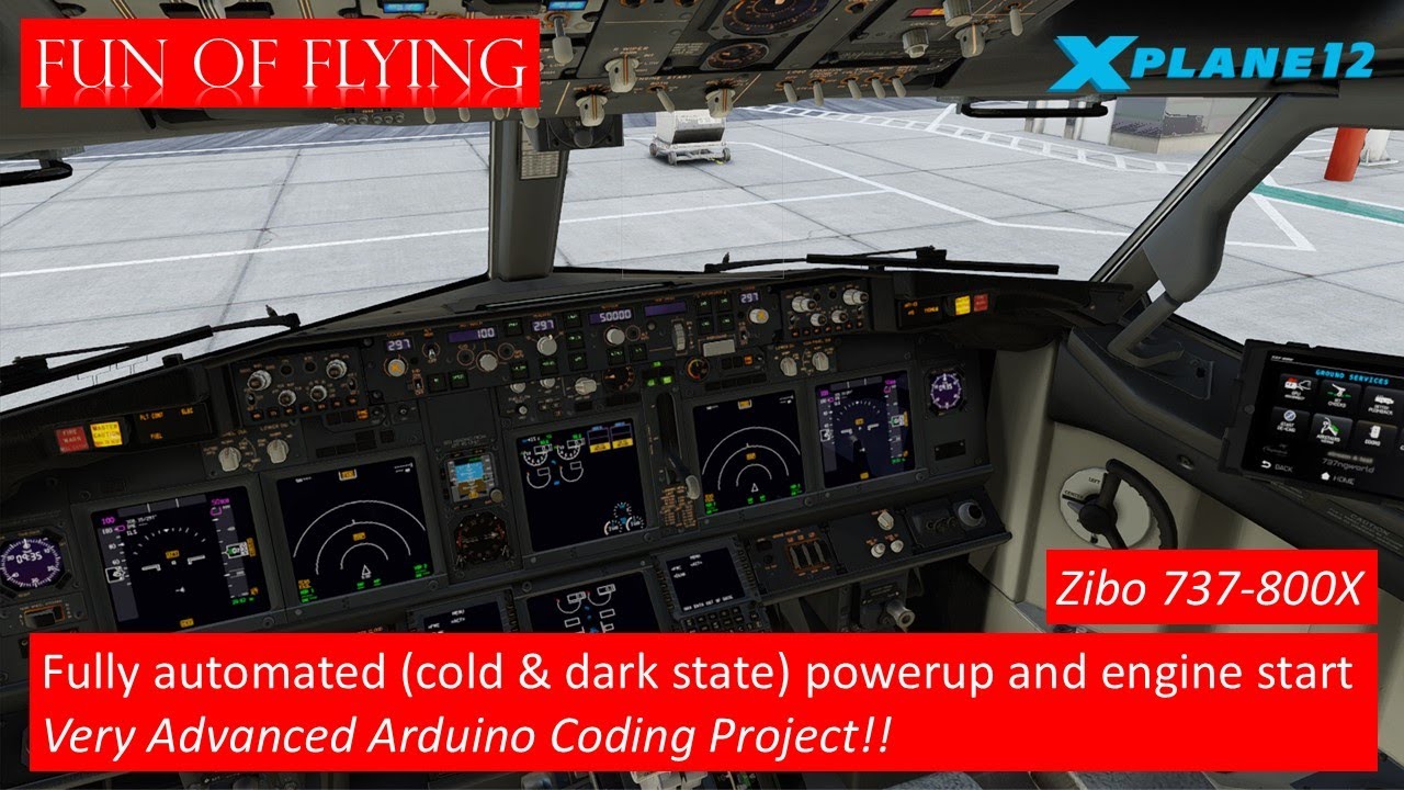 XPLPro Plugin Cold Dark State Powerup & Engine Start - Zibo 737