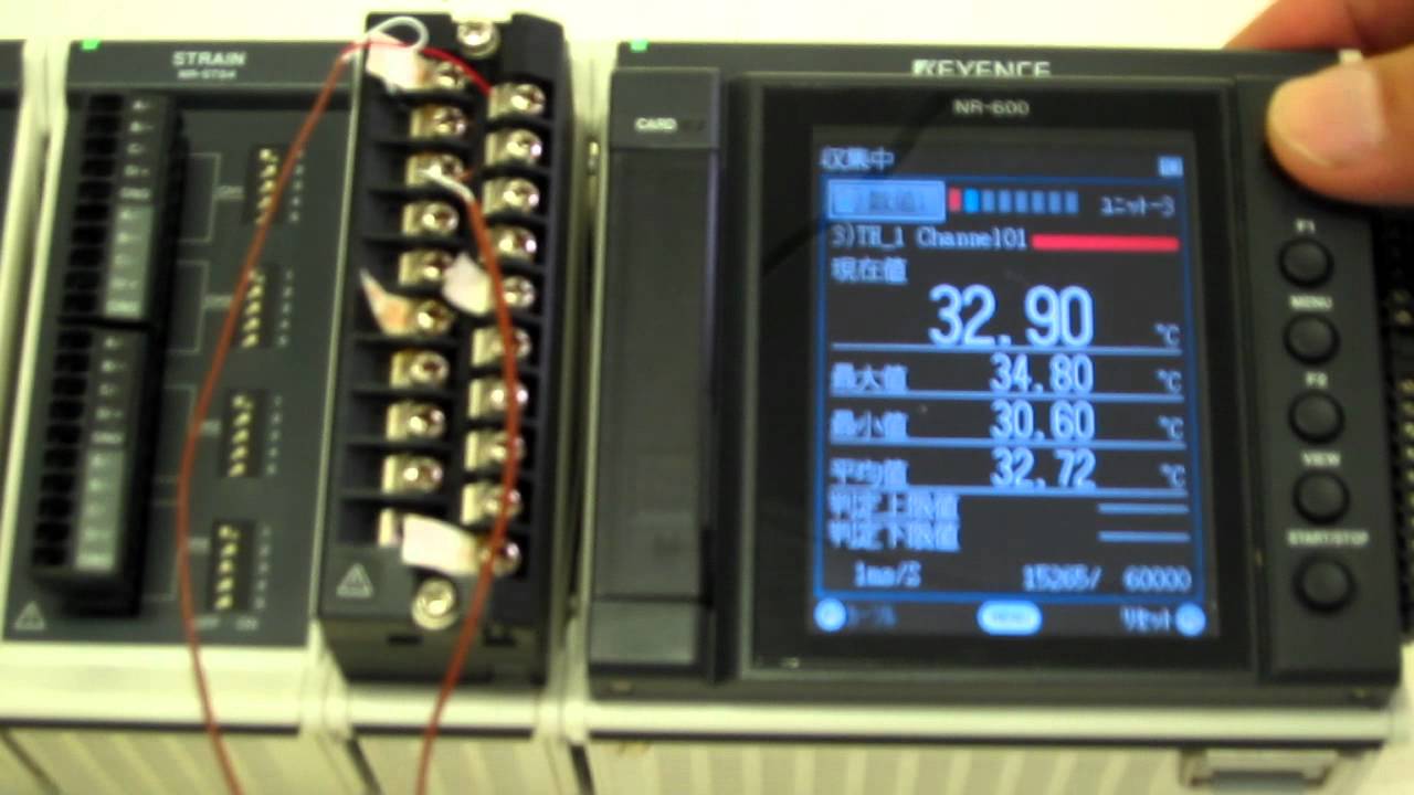 KEYENCE NR-TH08 Data acquisition system High precision temperature