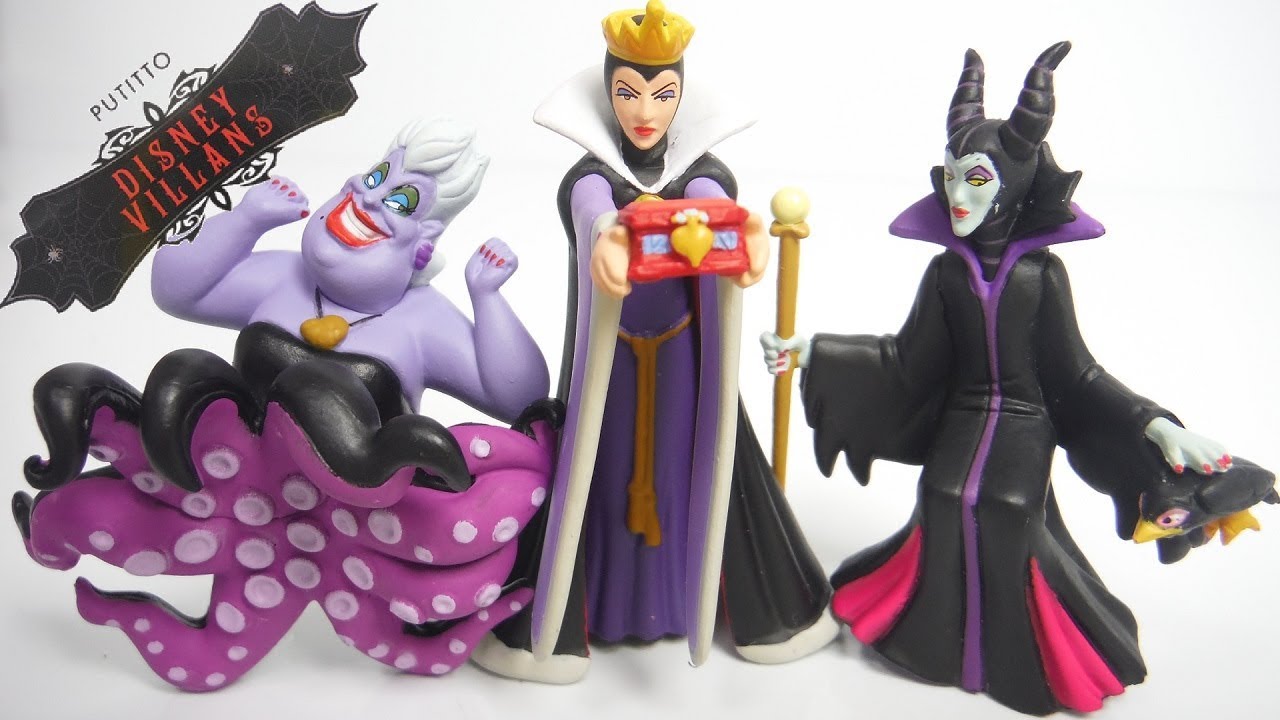 PUTITTO Disney villains Figure ディズニーヴィランズ 全5種 開封