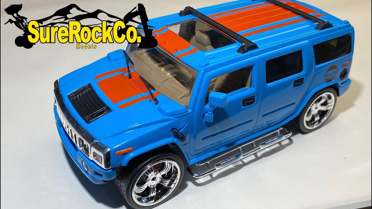 build Revell Hummer H2 scale model 1/25 - YouTube