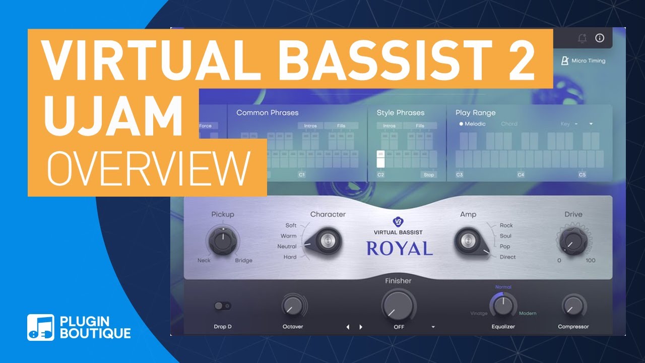 Virtual Bassist 2 by UJAM | Royal | New Features & Getting Started
