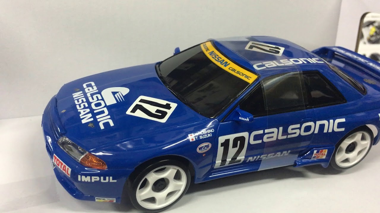 すぐ遊べるラジコン！】ミニッツAWD カルソニックスカイライン（R32 GT