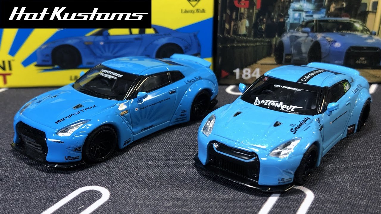 MINI GT LBWK Nissan GT-R Event Model With My Very First MINI GT
