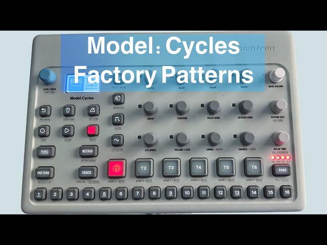Elektron Model Cycles Factory Patterns (No Talking) - YouTube