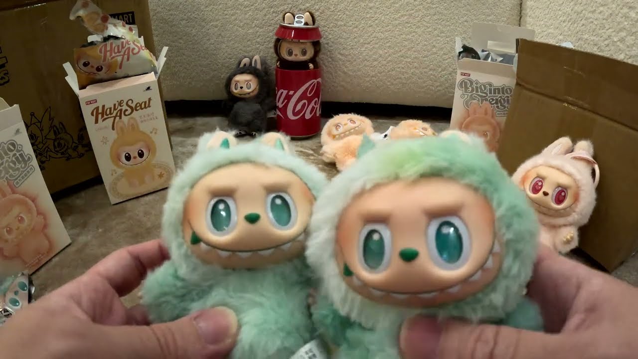 BONUS LABUBU BIG INTO ENERGY UNBOXING !! and Have a seat V2. Combo
