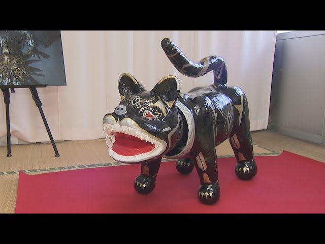 香川の伝統工芸品「張子虎」が“ブラックパンサー”に！ ディズニー映画