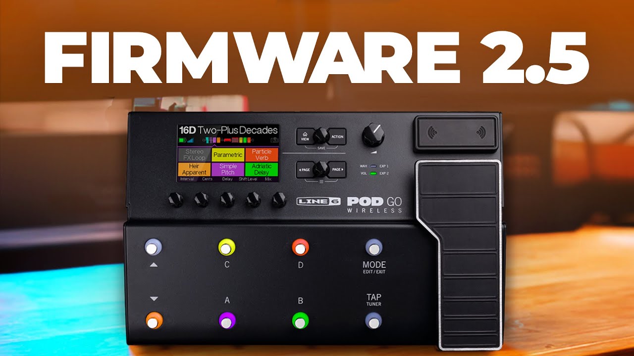 LINE6 POD GO（最新アップデート、DYNAX IRインストール） LINE6 POD