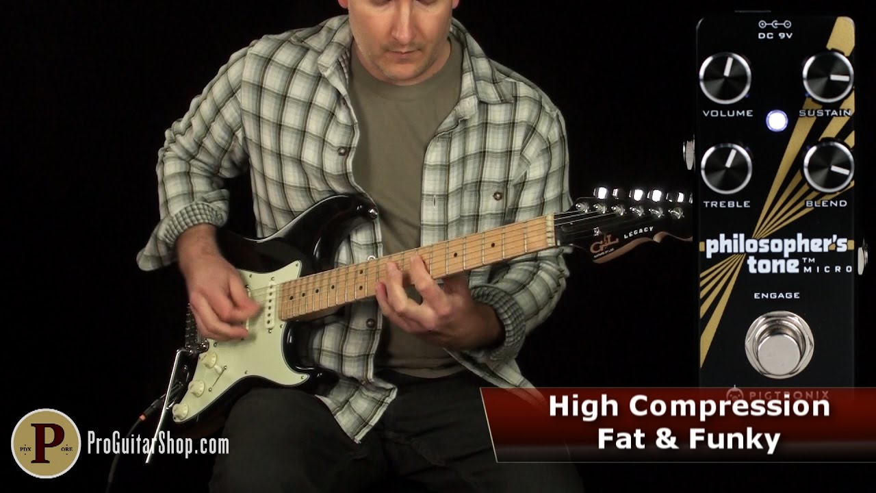 Pigtronix Philosopher's Tone Micro Compressor - YouTube