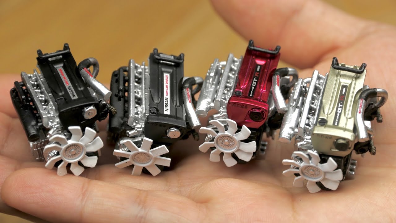 Nissan Skyline GT-R RB26DETT Engine in 1/24 Scale || Japanese