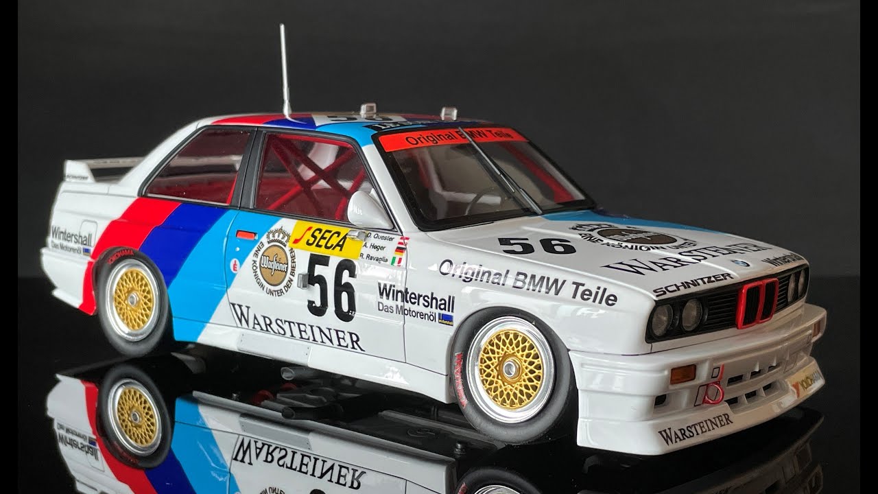 Full build] BMW M3 E30 GroupA 1988 SPA 24 Hours Winner 1/24 Scale