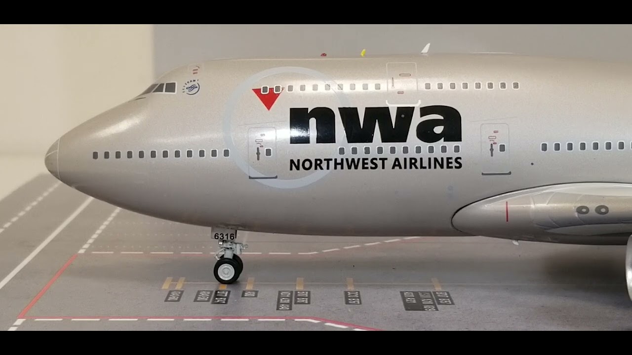 JFox/Inflight 200 Commemorative Vintage Northwest Airlines B747