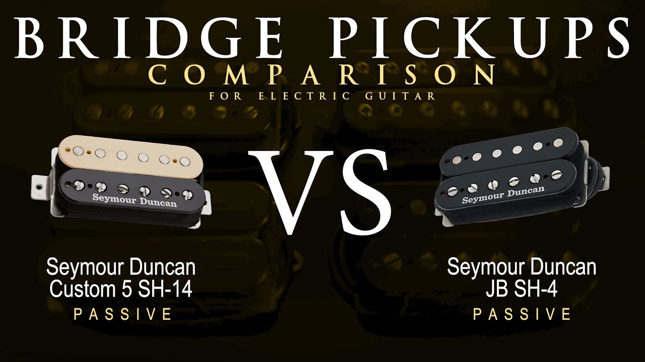 Seymour Duncan CUSTOM 5 SH-14 vs CUSTOM SH-5 - Bridge Guitar