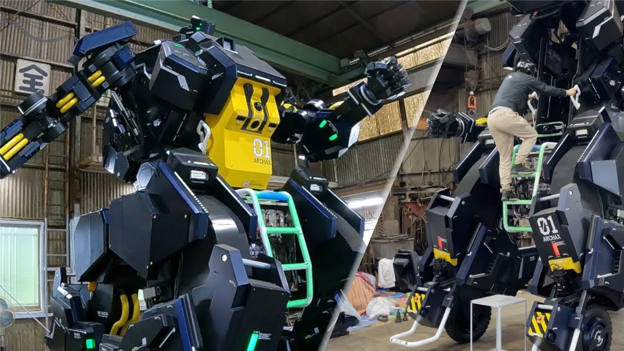 Cockpited Robot】cockpited robot Archax - piloted in the cockpit