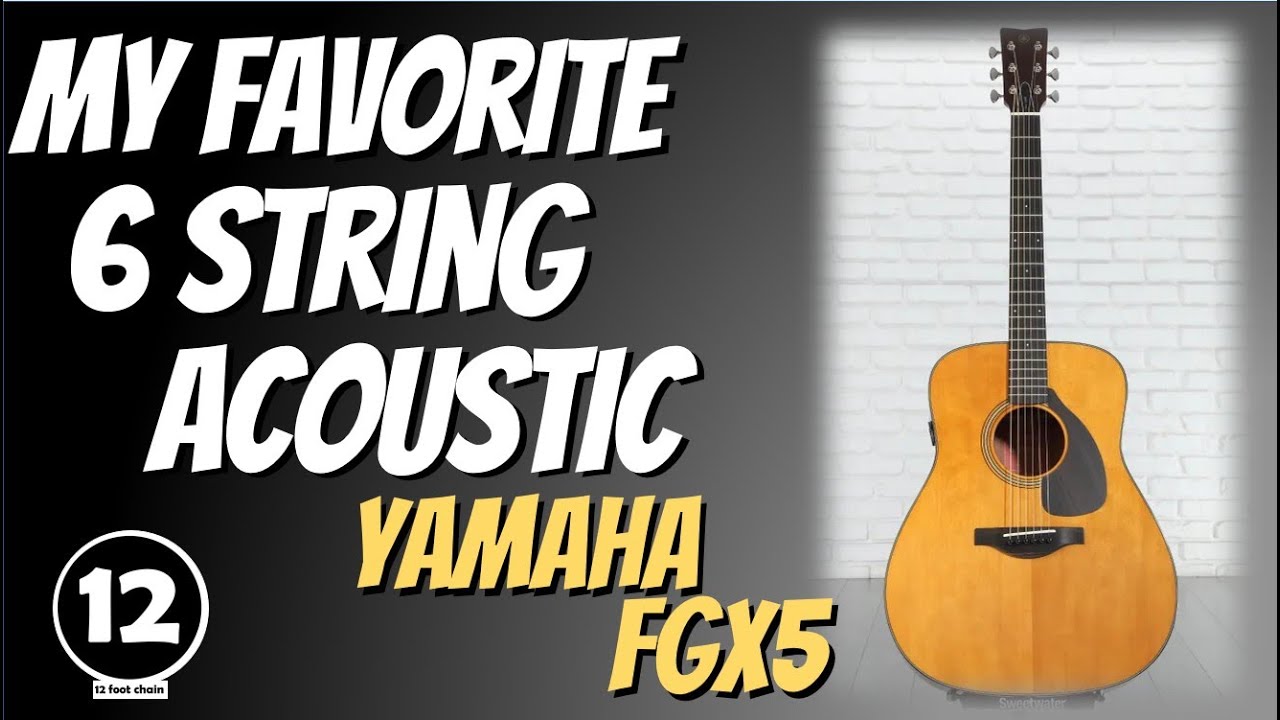 Yamaha FGX5 Acoustic Guitar | Gear Review - YouTube