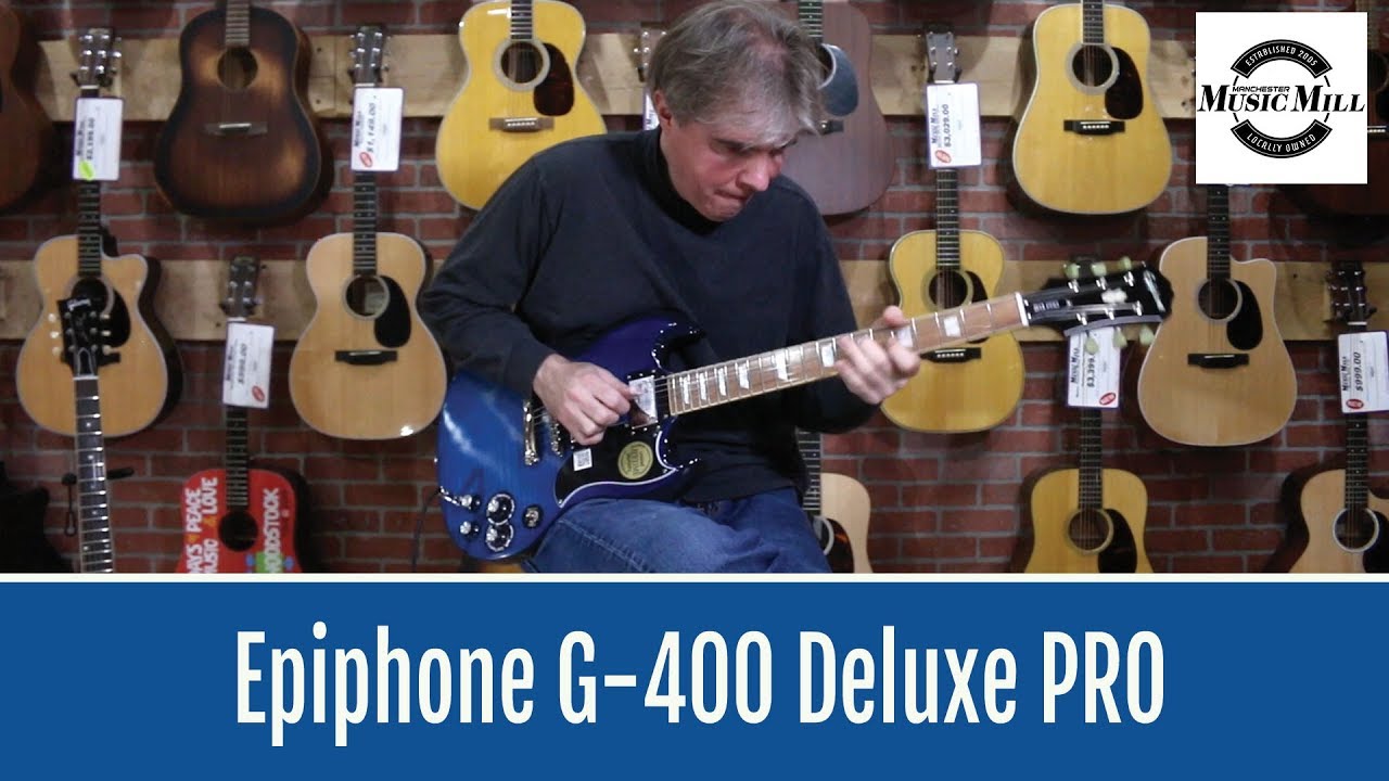 Epiphone G-400 Deluxe PRO DEMO - YouTube
