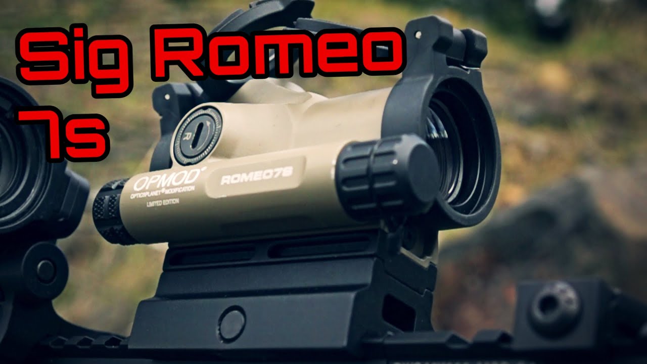 Sig Romeo 7s Opmod Green Dot - Great Body, OK Dot - YouTube
