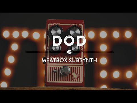 Dod Meatbox SubSynth Pedal | Reverb Video Demo - YouTube