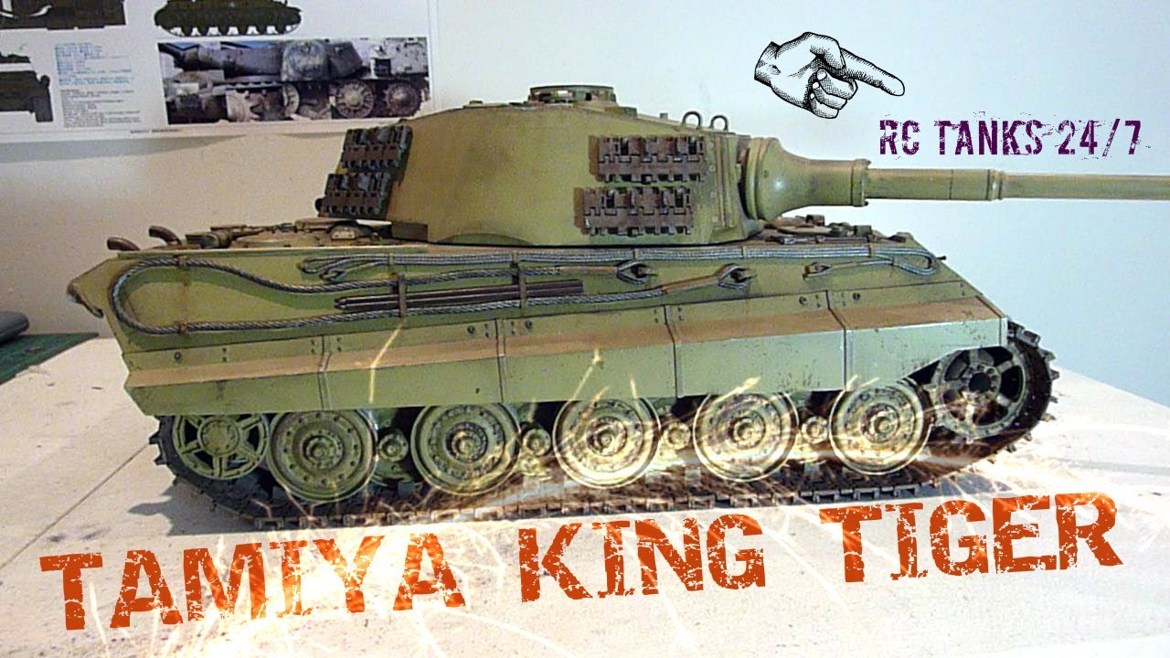 Tamiya King Tiger 1/16 RC Tank - YouTube