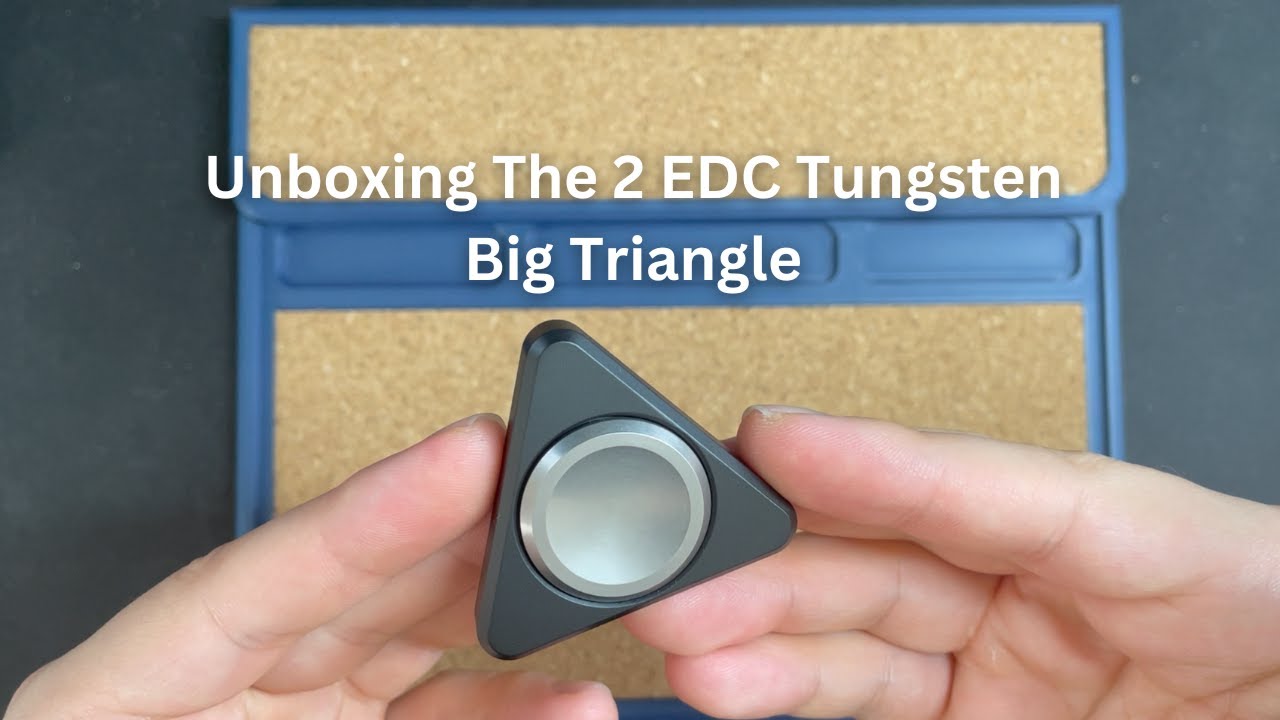 Unboxing The 2 EDC Tungsten Big Triangle - YouTube