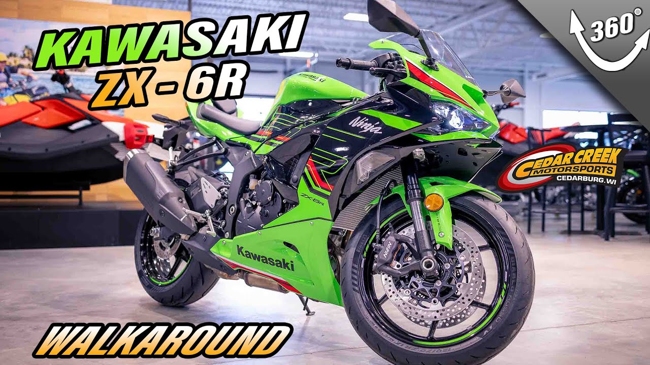 Walkaround | 2024 Kawasaki Ninja® ZX™-6R ABS KRT Edition - YouTube