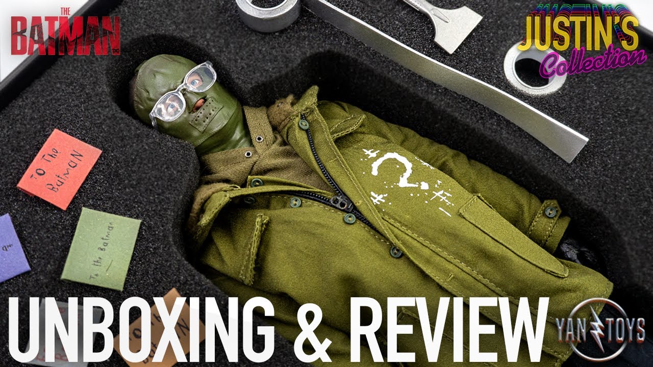 The Batman Riddler 1/6 Scale Figure Yan Toys Puzzle Man Unboxing