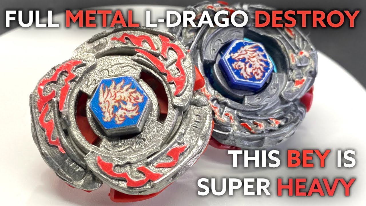 FULL METAL L-Drago Destroy F:S (BB-108) - This Beyblade is a FULL