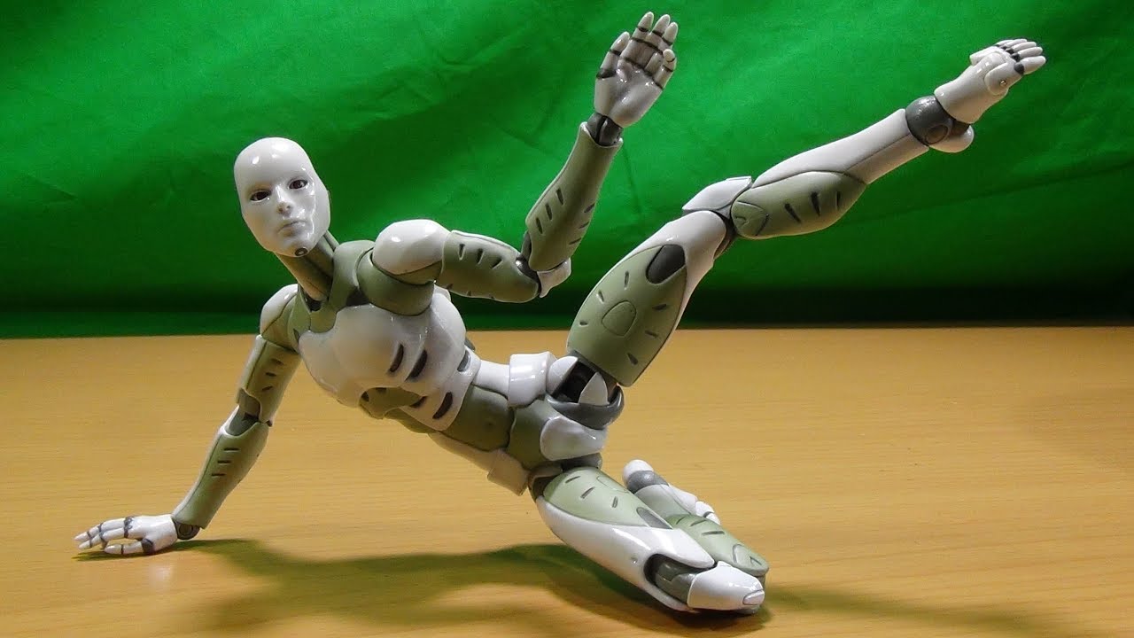 片足立ち、正座やあぐらができるフィギュア！東亜重工 合成人間