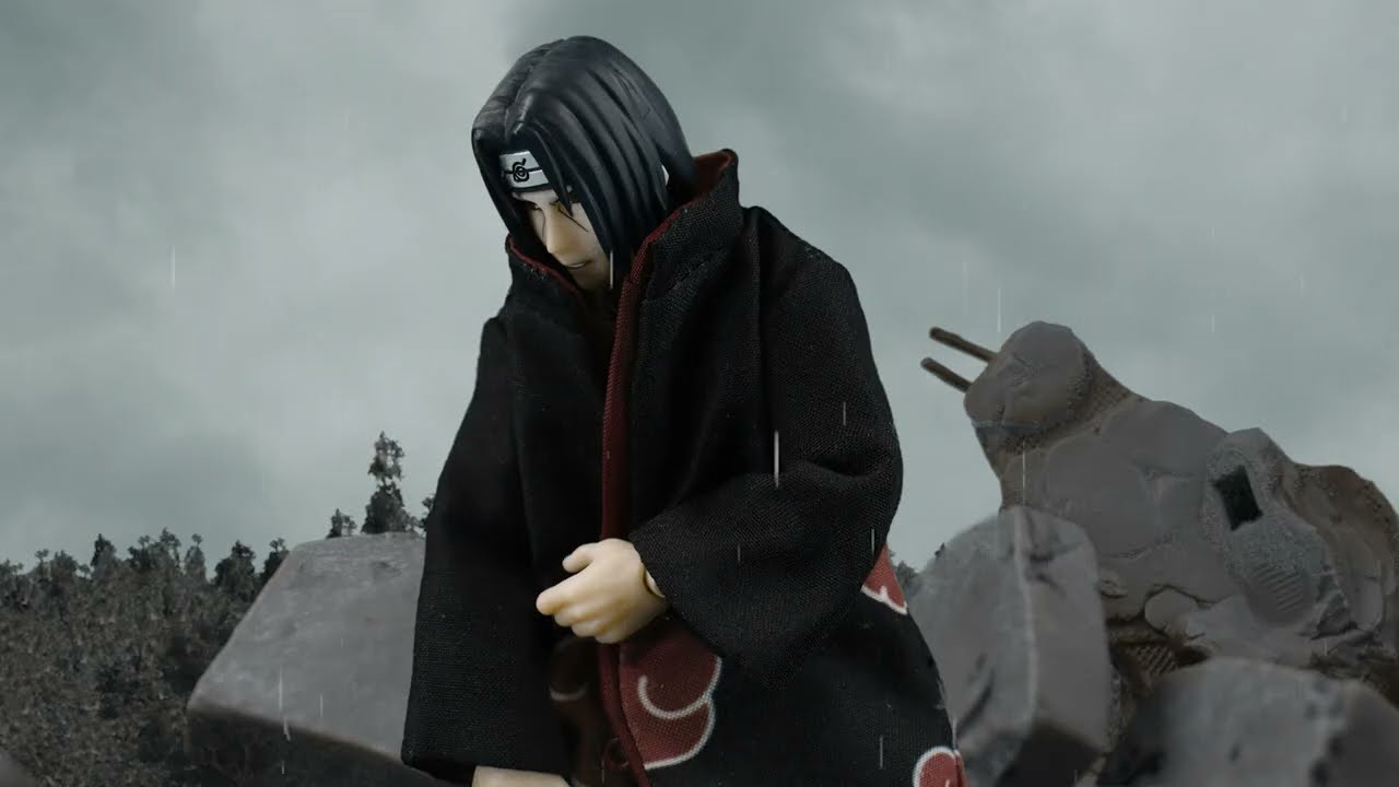 NARUTO stop motion サスケ VS イタチ sasuke vs itachi - YouTube