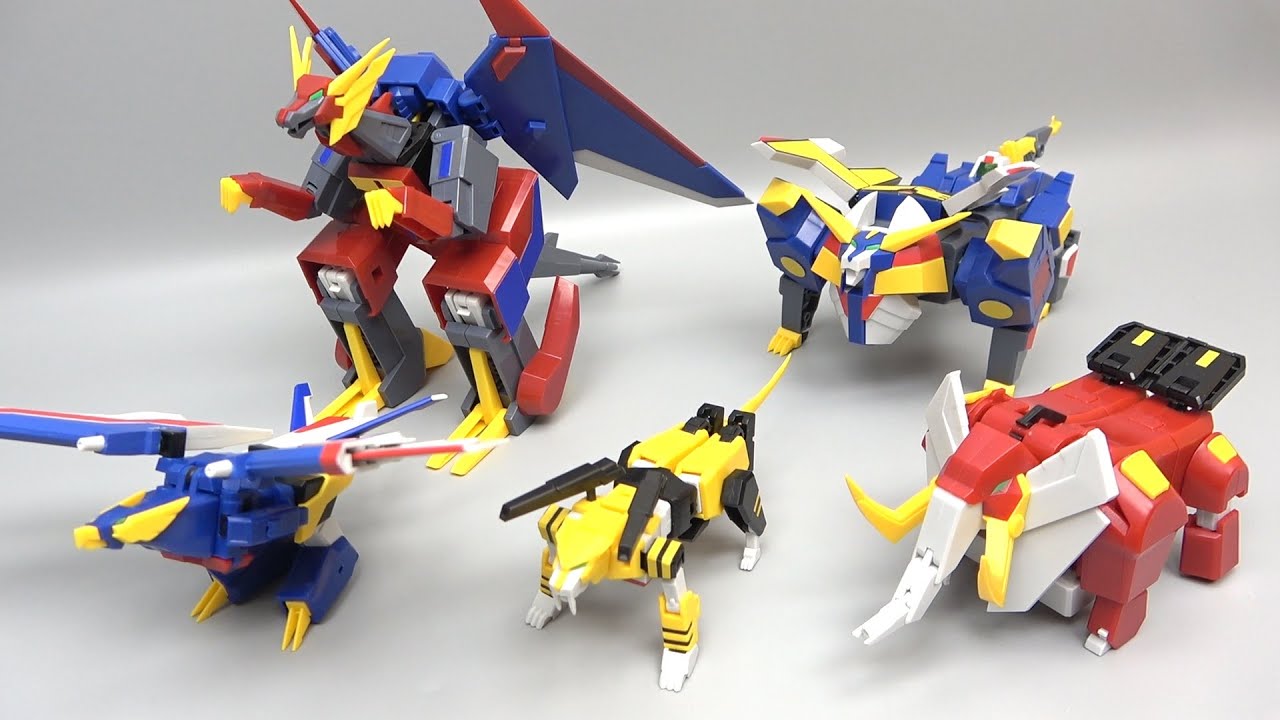 MODEROID] 元気爆発 ガンバルガー Great Ganbaruger - YouTube