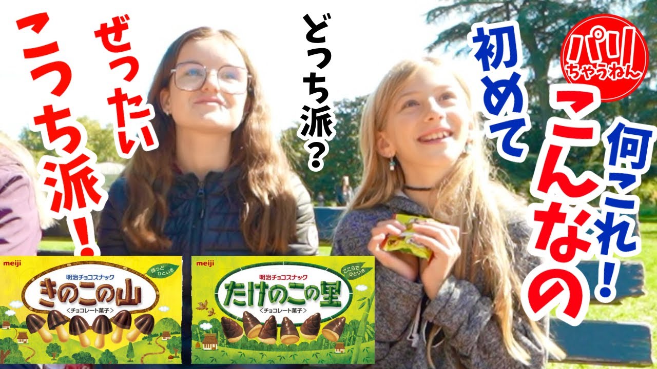 ついに決着！明治きのこの山vsたけのこの里戦争フランスで聞いた結果が