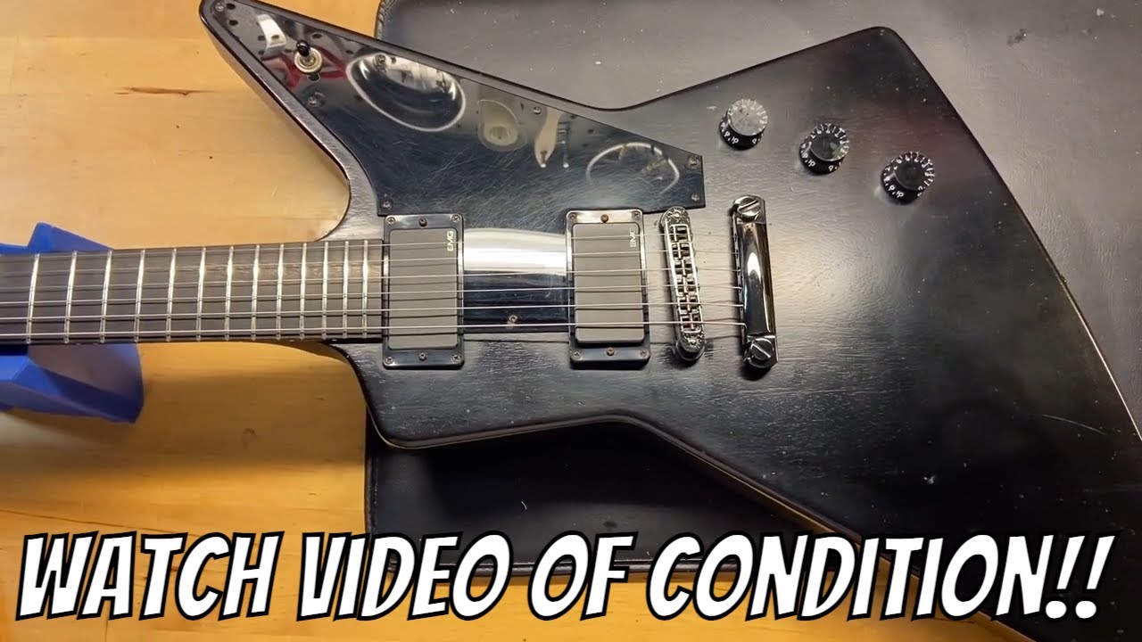 2007 Gibson Explorer Gothic II EMG - YouTube