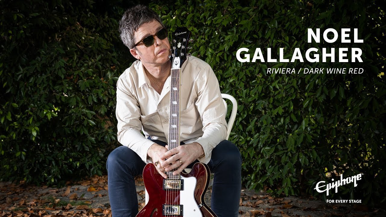 Epiphone Noel Gallagher Riviera Semi-Hollow Electric Guitar Dark