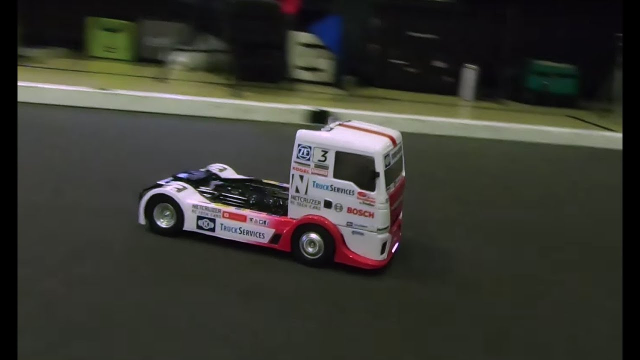 Tamiya Team Hahn Racing MAN TGS Euro Truck on Track! - Netcruzer