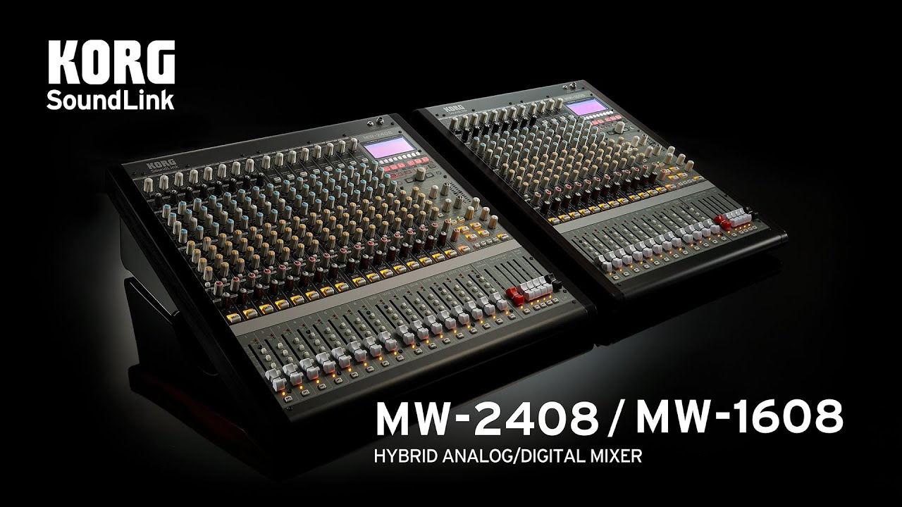 MW-2408/1608 - HYBRID ANALOG/DIGITAL MIXER | KORG (USA)