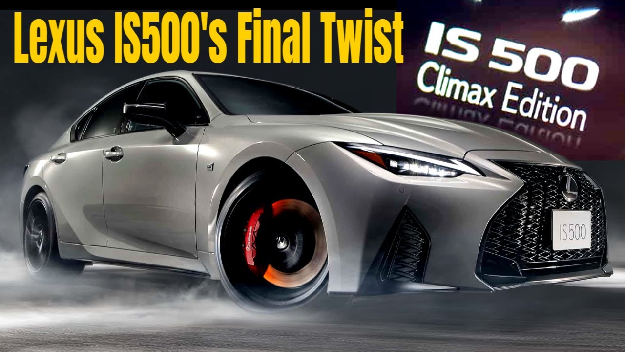 Lexus IS500 Climax Edition Revealed in Japan with Bold New Look
