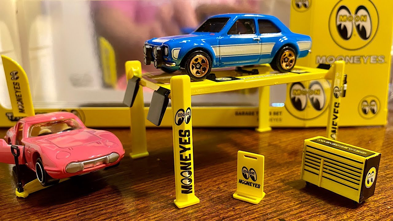 ミニカー 小物 開封】ムーンアイズ ガレージツール セット※各パーツ