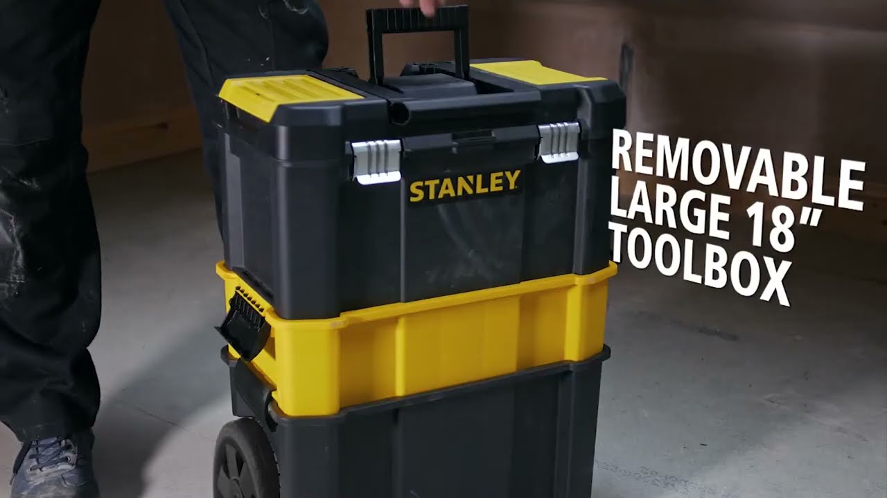 Stanley STST1-80151 Essential Rolling Workstation - YouTube