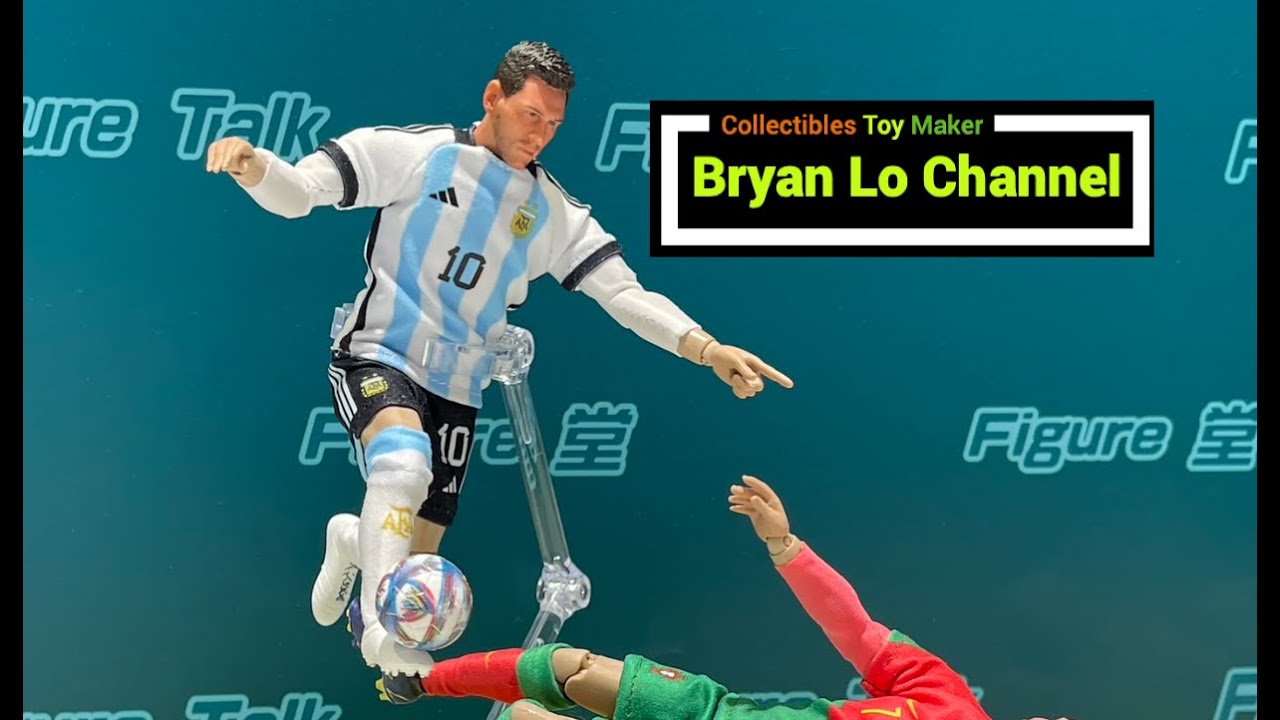 玩具堂[心水評測] Mini Sports 1/12 美斯可動人偶MS001 Messi action